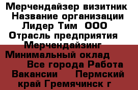 Мерчендайзер-визитник › Название организации ­ Лидер Тим, ООО › Отрасль предприятия ­ Мерчендайзинг › Минимальный оклад ­ 23 000 - Все города Работа » Вакансии   . Пермский край,Гремячинск г.